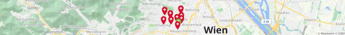 Map view for Pharmacies emergency services nearby Hernals (1170 - Hernals, Wien)